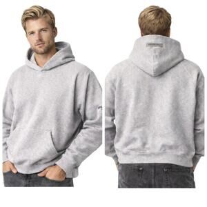 Fear of God Essentials Pullover Hoodie Grey Size L    F327